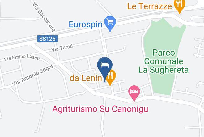 Nuoro - Ristorante Da Capo Maps