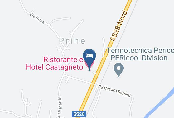 Cuneo - Ristorante E Hotel Castagneto Maps