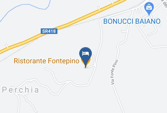 Perugia - Ristorante Fontepino Maps