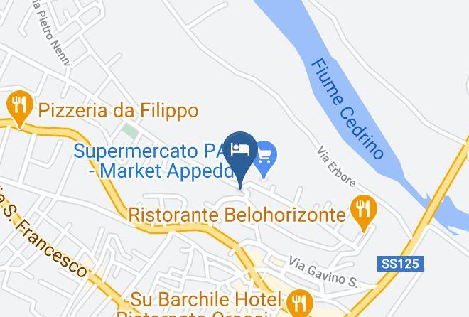 Nuoro - Ristorante Gli Ulivi Maps