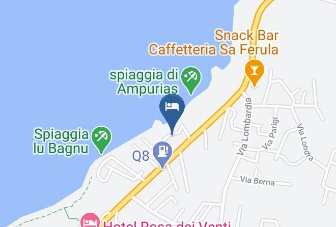Sassari - Hotel Residence Ampurias Maps