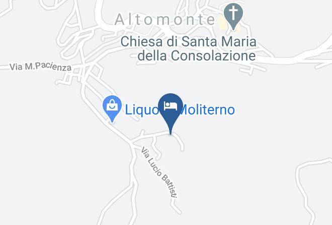 Cosenza - Ristorante Hotel Barbieri Maps