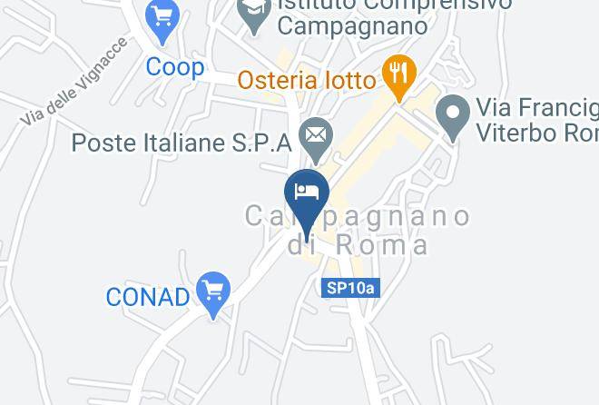 Rome - Ristorante Hotel Benigni Maps