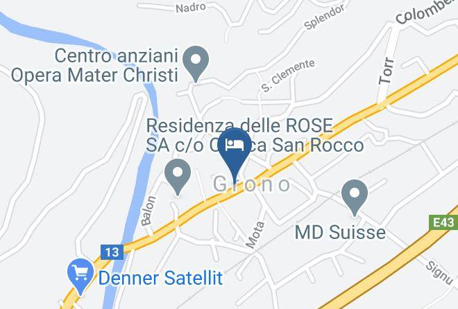 Moesa - Ristorante Hotel Calancasca Maps