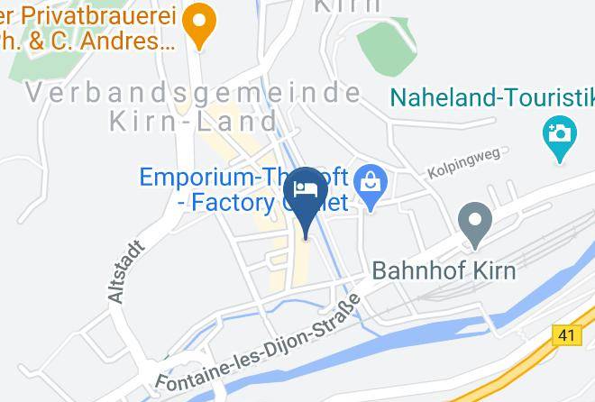 Bad Kreuznach - Ristorante Hotel Galerie Maps