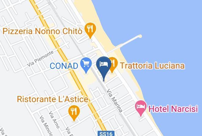 Teramo - Ristorante Hotel Gemma Maps