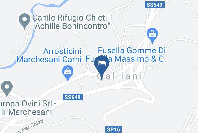 Chieti - Ristorante Hotel Il Dito E La Luna Maps