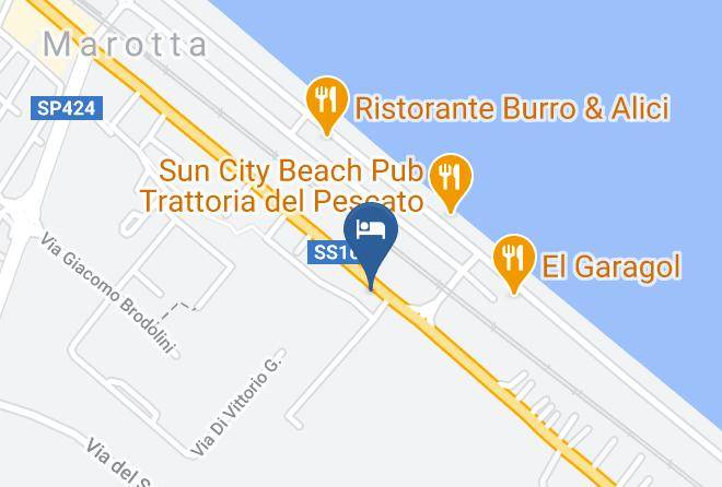 Pesaro And Urbino - Ristorante Hotel Il Punto Maps