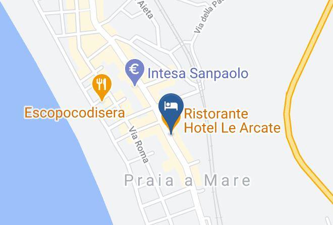 Cosenza - Ristorante Hotel Le Arcate Maps