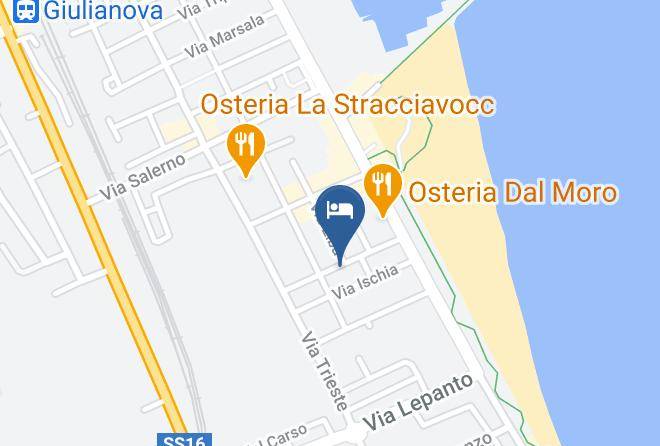 Teramo - Ristorante Hotel Lucia Maps