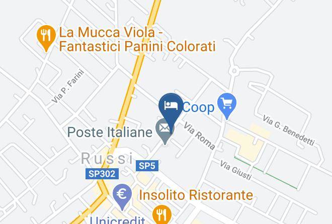 Ravenna - Ristorante Hotel Morelli Maps