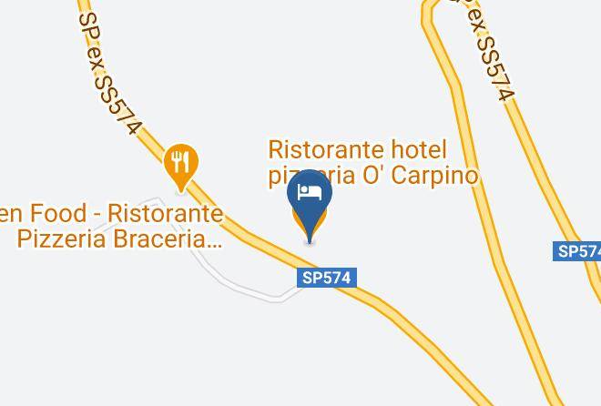 Avellino - Ristorante Hotel Pizzeria O' Carpino Maps