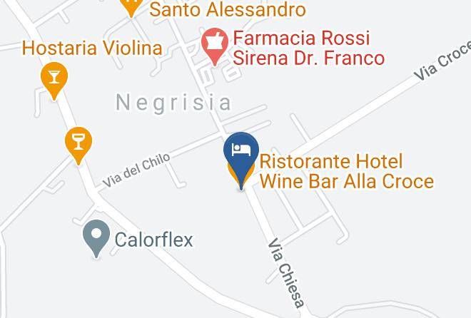 Treviso - Ristorante Hotel Wine Bar Alla Croce Maps