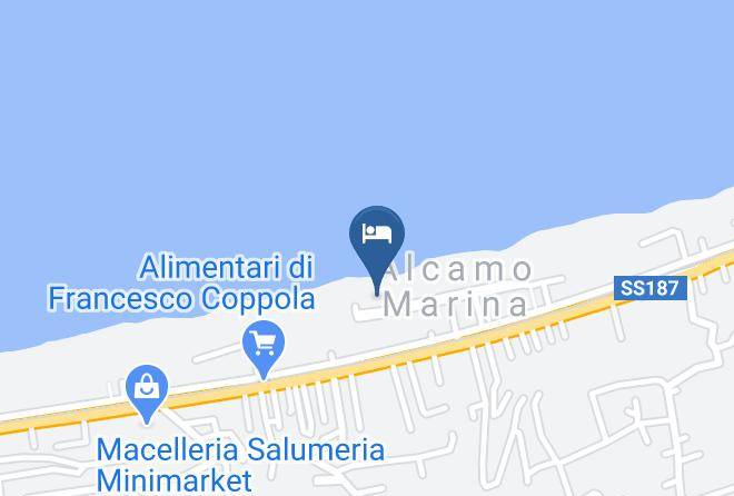 Trapani - Ristorante La Battigia Maps