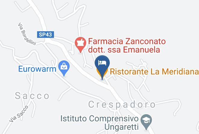 Vicenza - Ristorante La Meridiana Maps