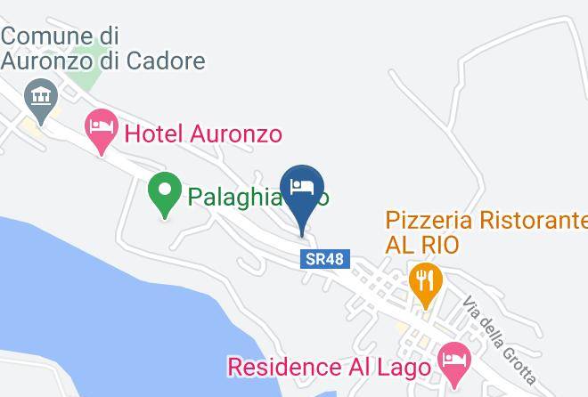 Belluno - Ristorante La Pentolaccia Albergo Aurora Maps