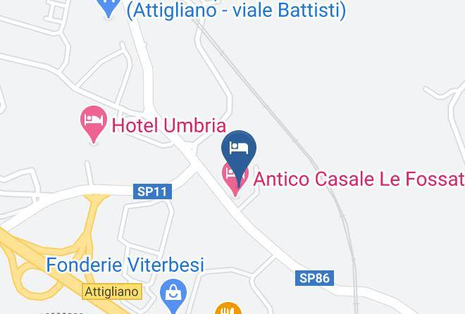 Terni - Ristorante Le Fossate Maps