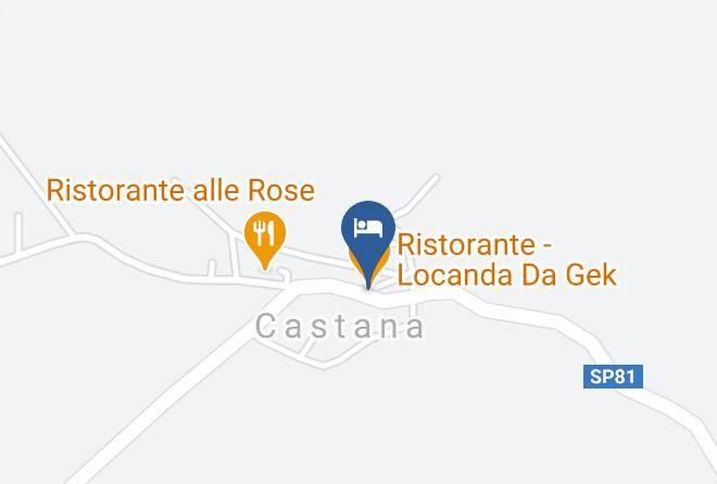 Vicenza - Ristorante Locanda Da Gek Maps