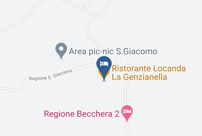 Turin - Ristorante Locanda La Genzianella Maps