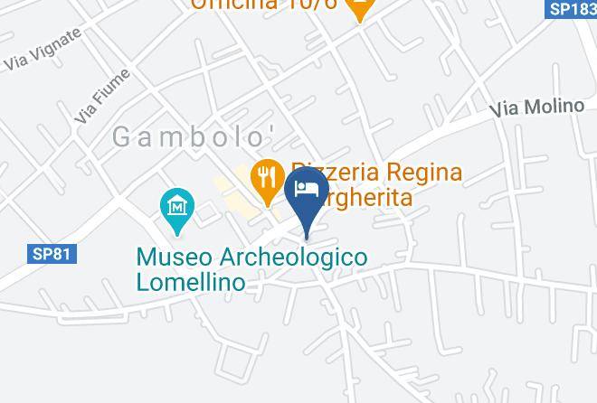 Pavia - Ristorante Locanda Milano Maps