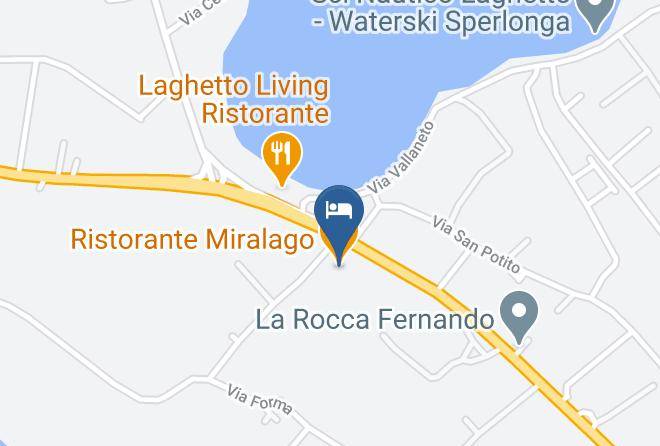 Latina - Ristorante Miralago Maps