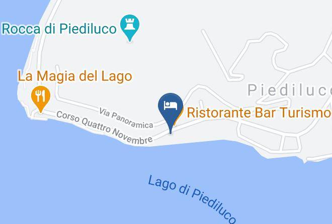 Terni - Ristorante Miralago Piediluco Maps