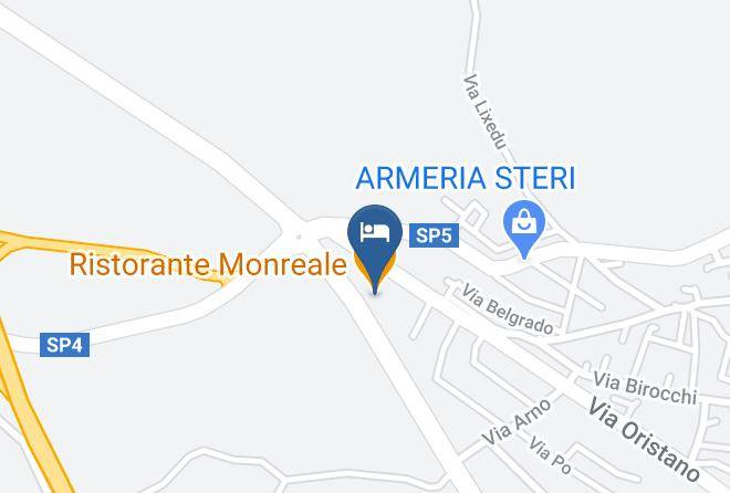 Province Of South Sardinia - Ristorante Monreale Maps