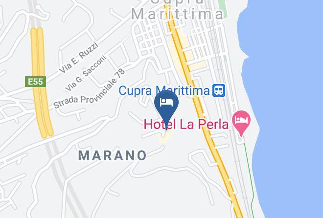 Ascoli Piceno - Ristorante Pensione Castello Maps