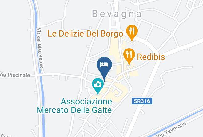 Perugia - Ristorante Piazza Onofri Maps