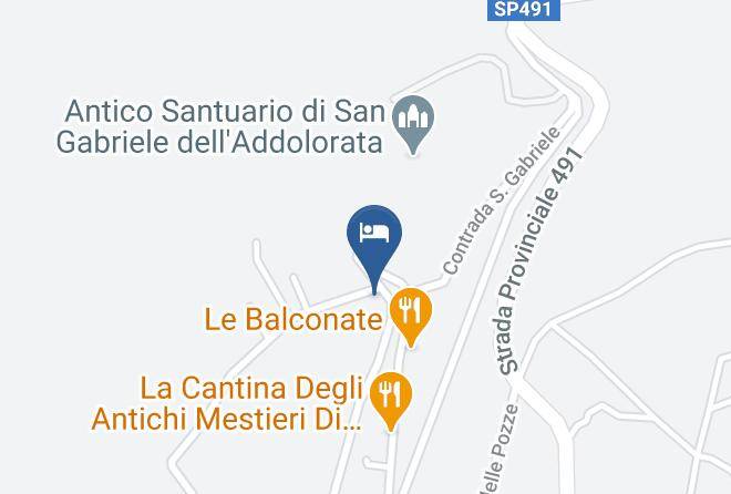 Teramo - Ristorante Pina Hotel Maps