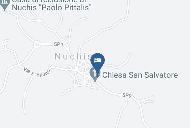 Sassari - Ristorante Pizzeria Hotel Il Melograno Maps