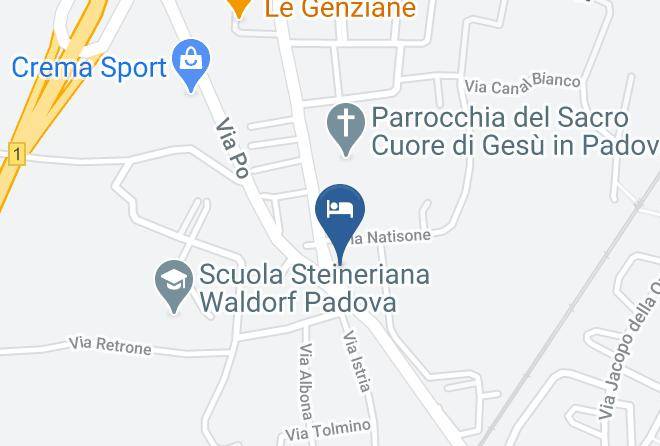 Padua - Ristorante Locanda Munerato Maps