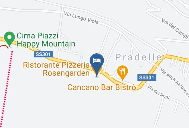 Sondrio - Ristorante Pizzeria Rosengarden Maps