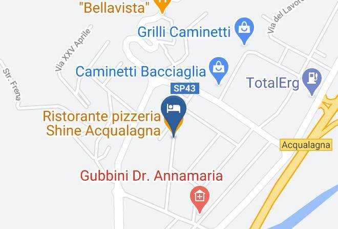 Pesaro And Urbino - Ristorante Pizzeria Shine Acqualagna Maps