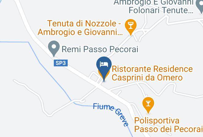 Florence - Ristorante Residence Casprini Da Omero Maps