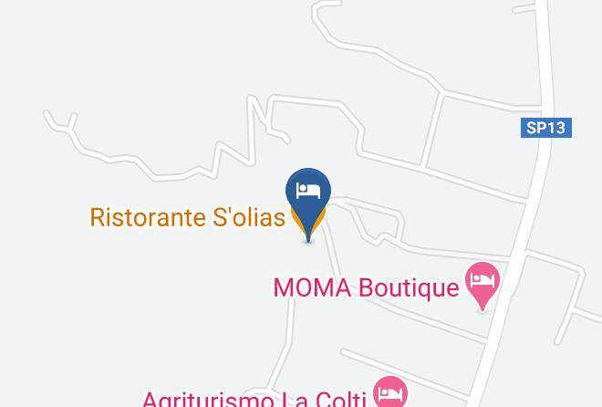 Sassari - Ristorante S'olias Maps