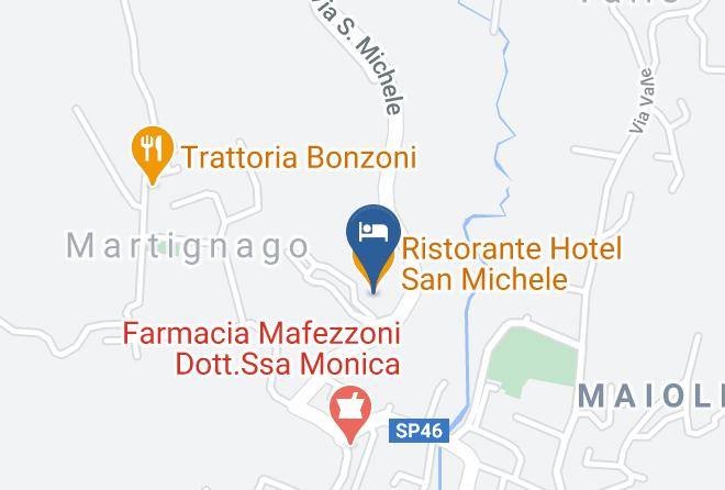 Brescia - Ristorante Hotel San Michele Maps