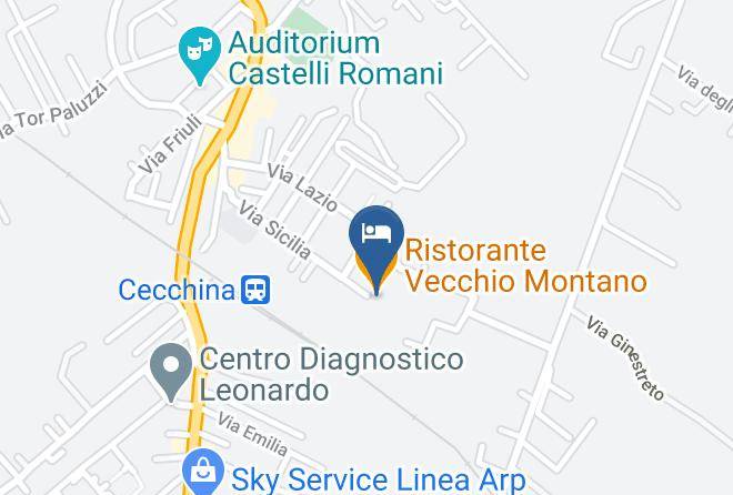 Rome - Ristorante Vecchio Montano Maps