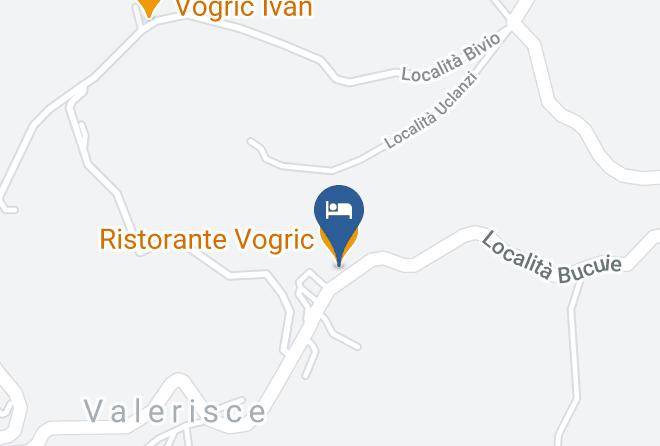 Gorizia - Ristorante Vogric Maps