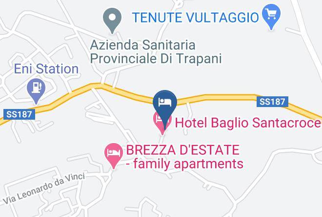 Trapani - Ristorante Pizzeria Baglio Santacroce Maps