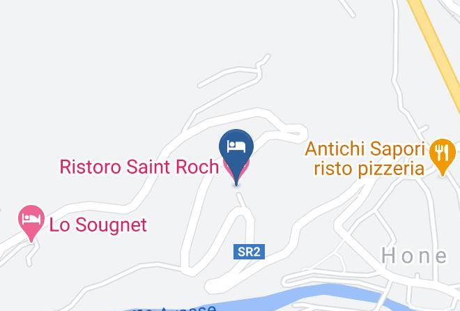 Aosta - Ristoro Saint Roch Maps