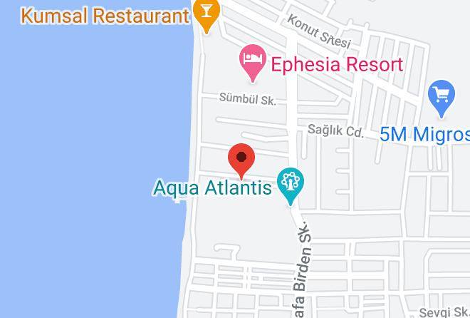 Kusadasi - Risus Beach Resort Hotel Maps