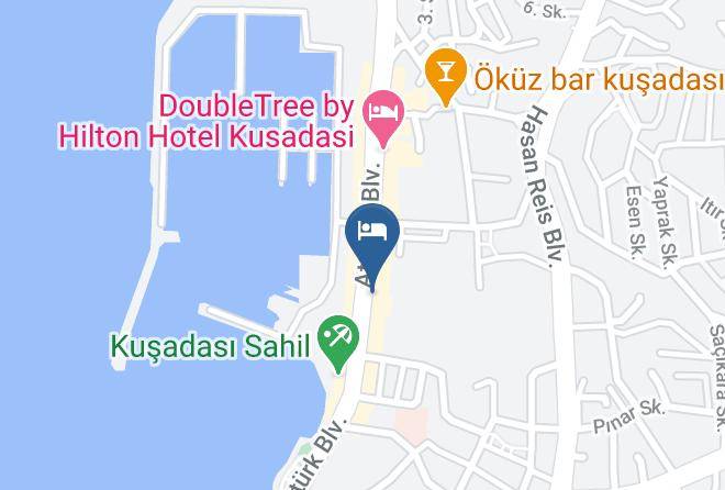 Kusadasi - Risus Garden Hotel Maps