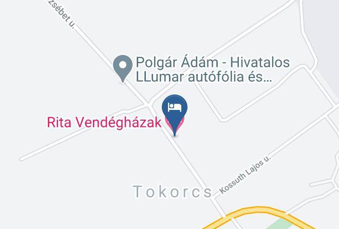Tokorcs - Rita Vendeghazak Maps