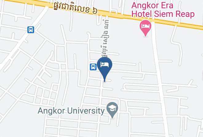 Rithy Angkor Guesthouse Karte - Siem Reap - Siem Reab Town