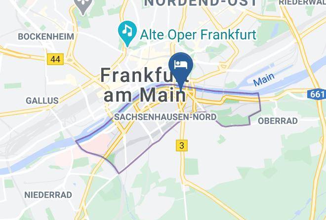 Frankfurt Am Main - Ritter Hotel Maps
