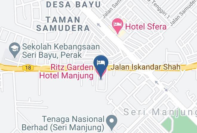 Dinding - Ritz Garden Hotel Manjung Maps