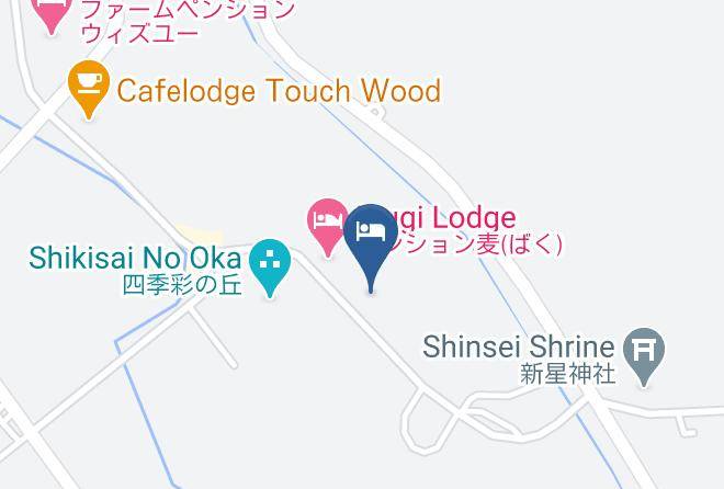 Biei Townkamikawa District - Ritz Garden Niji Pension & Restaurant Maps