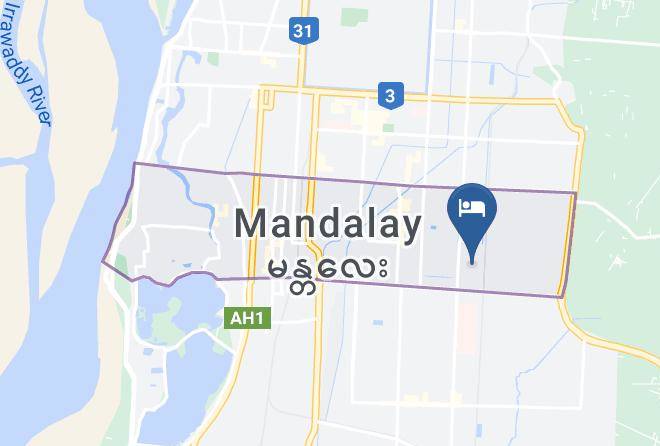 Mahaaungmye - Ritz Grand Hotel Mandalay Maps