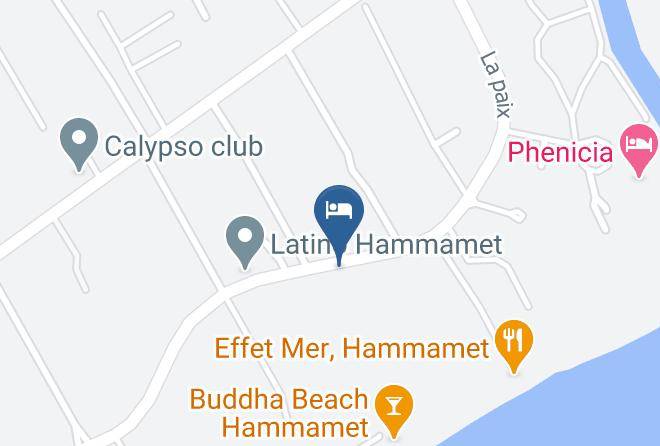 Tunisia - Riva Boutique Hotel Hammamet Maps